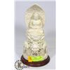 Image 1 : BUDDHA STATUE ON STAND 11"