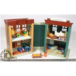VINTAGE 1970'S FISHER PRICE SESEME STREET PLAY