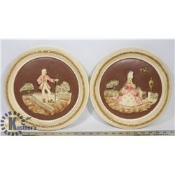 LARGE VICTORIAN STYLE CHALKWARE DÉCOR