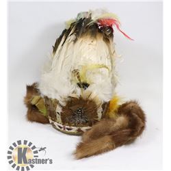 AUTHENTIC NATIVE HEAD DRESS - COLLECTIBLE