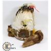 Image 1 : AUTHENTIC NATIVE HEAD DRESS - COLLECTIBLE
