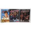 Image 1 : SET OF 3 1991 COLLECTIBLE LEGENDS SPORTS