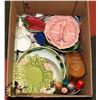 Image 1 : ESTATE BOX OF VARIOUS CHINA AND PORCELAIN ITEMS