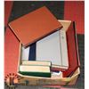 Image 1 : BOX OF 8 OLD STAMP ALBUMS WITH CONTENTS. ESTATE.