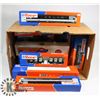 Image 1 : BOX OF ROCO AND OTHERS HO TRAIN CARS