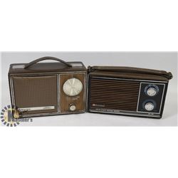 A PAIR OF VINTAGE SOLID STATE RADIOS - MARLIN &