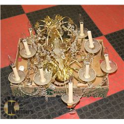 1950'S LARGE ESTATE WITH CHANDEILER WITH CRYSTALS