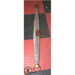 ANTIQUE WOOD HORSE HAINE.