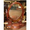Image 1 : ANTIQUE VANITY COUNTERTOP MIRROR.