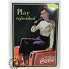 Image 1 : RETRO REPLICA COCA COLA METAL SIGN