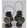 Image 1 : 2 BLACK CARRIAGE LIGHTS