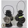 Image 2 : 2 BLACK CARRIAGE LIGHTS