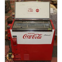 1960'S - 70'S VINTAGE COCA-COLA CHEST POP COOLER
