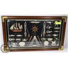 Image 1 : FRAMED DISPLAY OF SHIP ROPE KNOTS