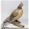 Image 1 : PAINTED WOODEN BIRD BY F.B. SMITH MOSSBANK SK