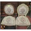 Image 1 : SET OF 2 ANTIQUE TAPESTRY CHAIRS, MADE IN CANADA