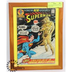 #238 SUPERMAN IN FRAME APPROX 1970 VINTAGE