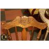 Image 2 : VINTAGE PIANO CHAIR WITH BRASS CLAW FEET