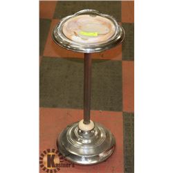 CHROME CIGARETTE ASHTRAY STAND