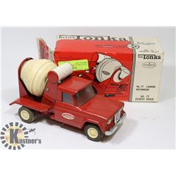 1960'S TONKA CEMENT MIXER #77 IN ORIGINAL BOX
