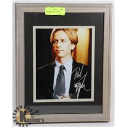 AUTOGRAPHED DAVID SPADE PHOTO WITH COA, FRAMED