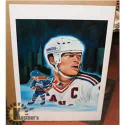 MARK MESSIER LIMITED EDITION POSTER 33 OF 500
