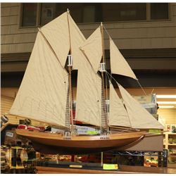 BLUENOSE MODEL SHIP.