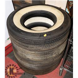 SET OF 4 VINTAGE COOPER 4 PLY 15" TIRES