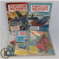 5 POPULAR MECHANICS 1950'S