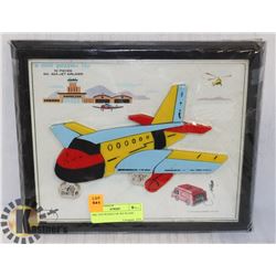 1962 TOY PUZZLE OF JET PLANE