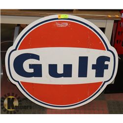 VINTAGE GULF WALL HANGING SIGN