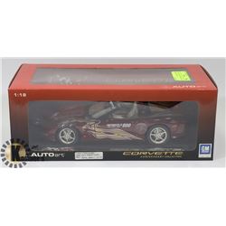 AUTO ART CHEVY CORVETTE INDY 500 RACE CAR 50TH