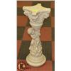 Image 1 : MARBLE LIKE CARVED PLANT STAND