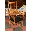 Image 1 : VINTAGE ROCKING CHAIR REFINISHED WITH FRACTAL BURN