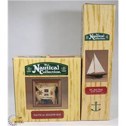 NAUTICAL COLLECTION 25" SAILBOAT WITH STAND WITH
