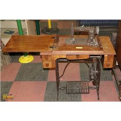 ANTIQUE PRINCESS TREADLE SEWING MACHINE