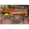 Image 1 : ANTIQUE PRINCESS TREADLE SEWING MACHINE