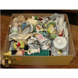 BOX OF ASSORTED ORNAMENTS