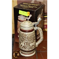 AVON WESTERN ROUNDUP CERAMIC STEIN.