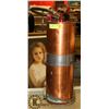 Image 1 : ANTIQUE COPPER FIRE EXTINGUISHER