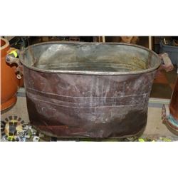 ANTIQUE DOUBLE COPPER BOILER.