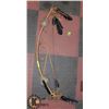 Image 1 : NATIVE BOW AND 2 ARROWS, LEATHER WRAPPED