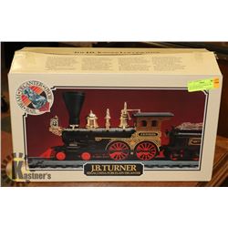 JB TURNER REGAL PORCELAIN DECANTER IN BOX.