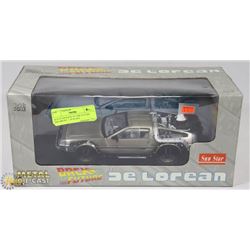 SUN STAR BACK TO THE FUTURE DELOREAN  1:18 SCALE