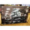 Image 1 : MIRRORED SHIP FRAMED WALL ART