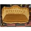 Image 1 : VINTAGE WOOD FRENCH PROVINCIAL STYLE LOVE SEAT 52"