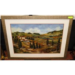 EUROPEAN LANDSCAPE SCENE WALL ART