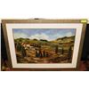 Image 1 : EUROPEAN LANDSCAPE SCENE WALL ART
