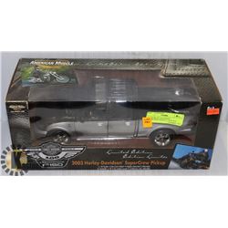2003 HARLEY DAVIDSON SUPERCREW PICKUP 1:18 SCALE