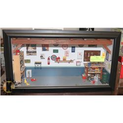 MINIATURE VINTAGE SHOP DIORAMA.